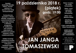 Preview plakat koncert j.j.tomaszewski